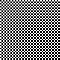 tiny black/white squares, or gray, depending on viewing distance